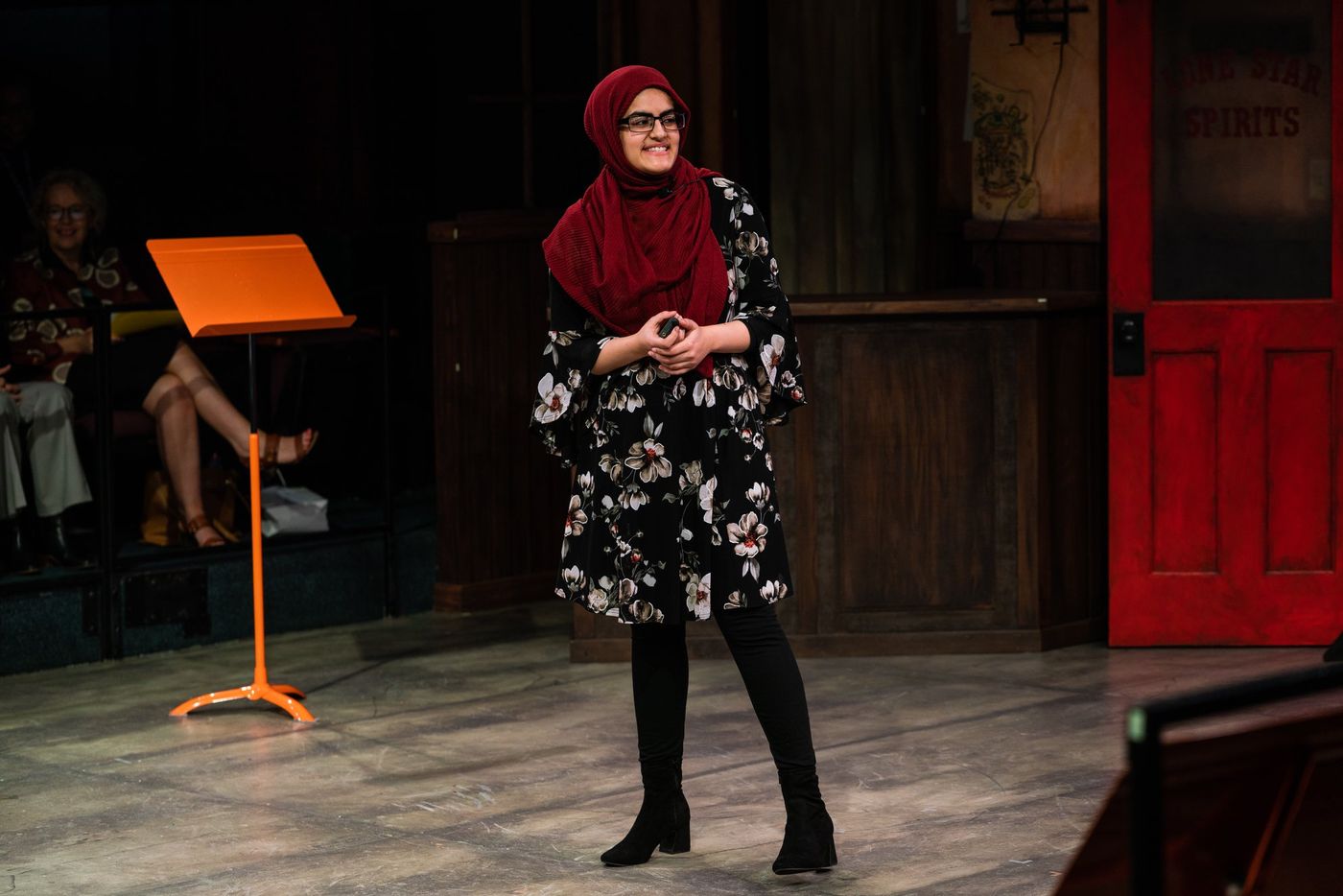 Maryam presenting